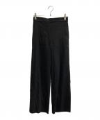 theory luxeセオリーリュクス）の古着「Crisp Linen Zenaイージーパンツ」｜ブラック