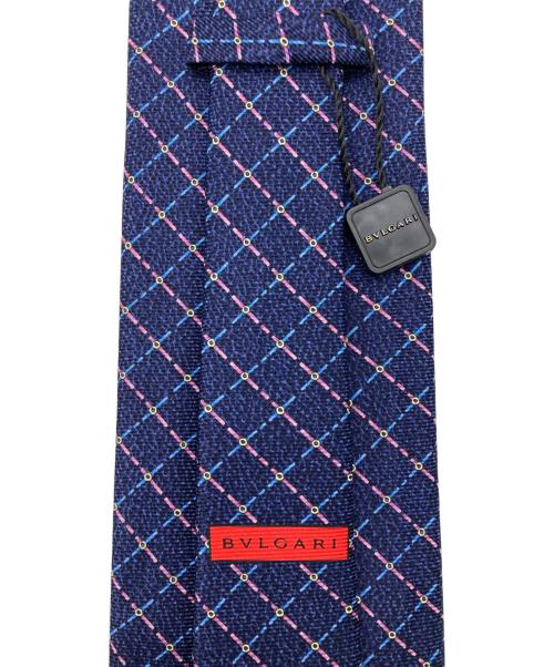 BVLGARI（ブルガリ）BVLGARI (ブルガリ) ネクタイ ネイビー サイズ:無しの古着・服飾アイテム