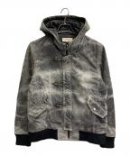 ALLIX DESIGNアリックス デザイン）の古着「00s ファイヤーマンジャケット【フェード加工】」｜グレー