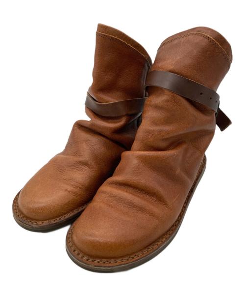 Trippen（トリッペン）Trippen (トリッペン) BOMB ボム ベルト付きブーツ ブラウン サイズ:38の古着・服飾アイテム