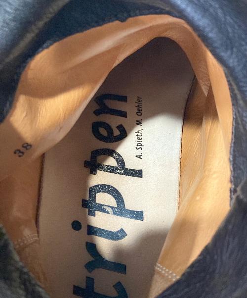 Trippen（トリッペン）Trippen (トリッペン) BOMB ボム ベルト付きブーツ ブラウン サイズ:38の古着・服飾アイテム