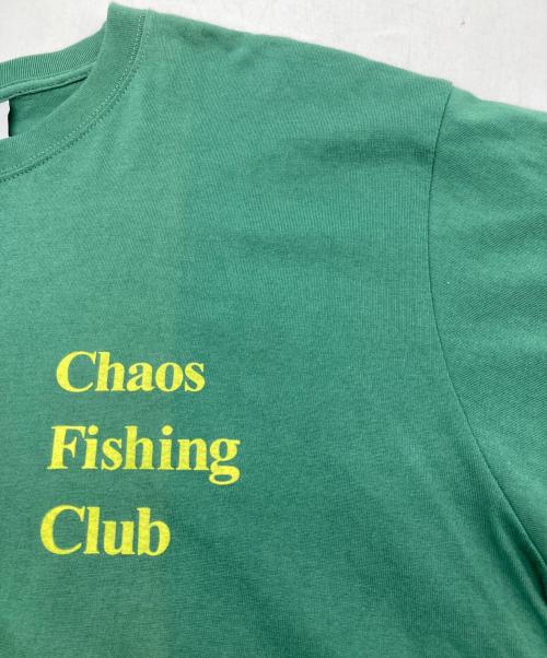 CHAOS FISHING CLUB（カオスフィッシングクラブ）CHAOS FISHING CLUB (カオスフィッシングクラブ) Tシャツ グリーン サイズ:Lの古着・服飾アイテム