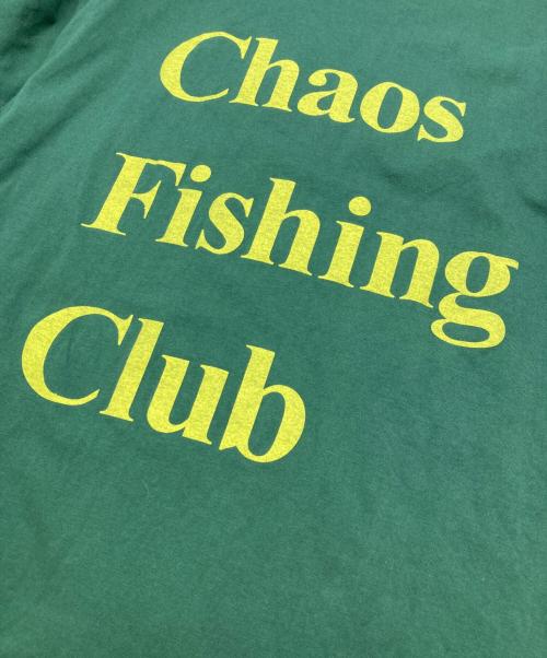CHAOS FISHING CLUB（カオスフィッシングクラブ）CHAOS FISHING CLUB (カオスフィッシングクラブ) Tシャツ グリーン サイズ:Lの古着・服飾アイテム