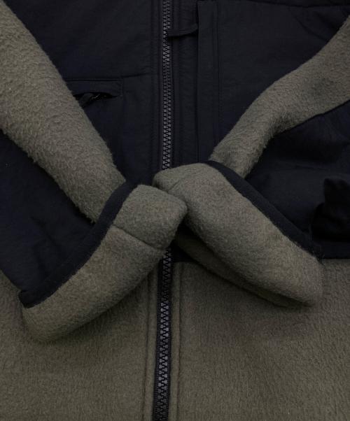 THE NORTH FACE（ザ ノース フェイス）THE NORTH FACE (ザ ノース フェイス) DENALI HOODIE デナリフーディ ブラック×オリーブ サイズ:Lの古着・服飾アイテム