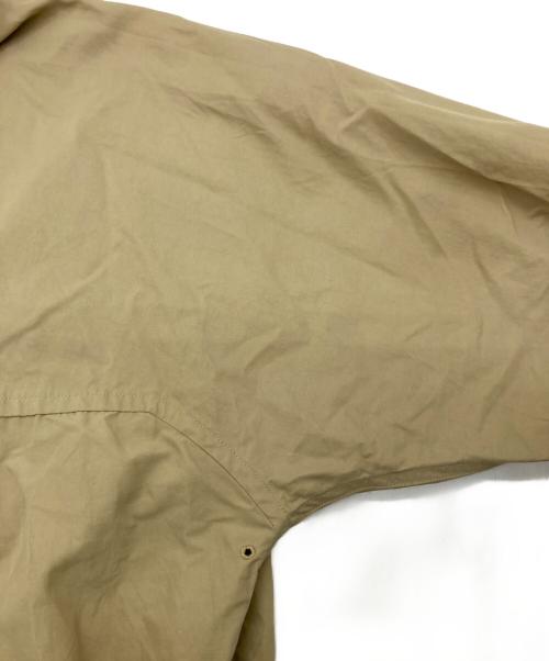 YAECA（ヤエカ）YAECA (ヤエカ) 60/40クロス フードシャツ ロング ベージュ サイズ:Lの古着・服飾アイテム