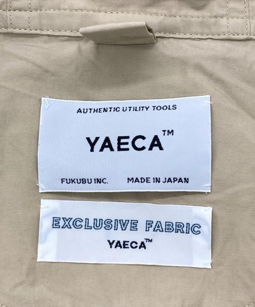 YAECA（ヤエカ）YAECA (ヤエカ) 60/40クロス フードシャツ ロング ベージュ サイズ:Lの古着・服飾アイテム