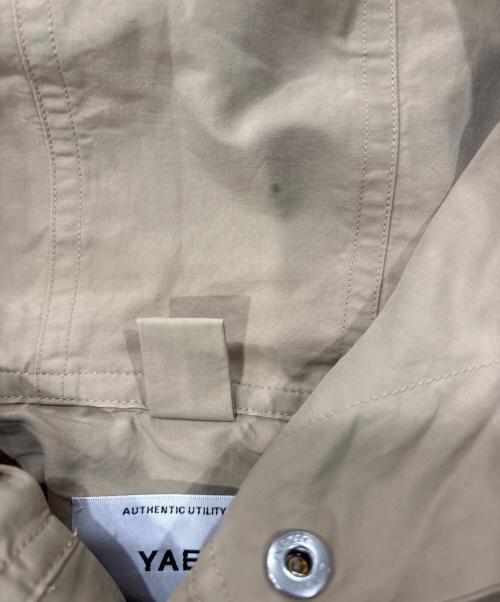 YAECA（ヤエカ）YAECA (ヤエカ) 60/40クロス フードシャツ ロング ベージュ サイズ:Lの古着・服飾アイテム