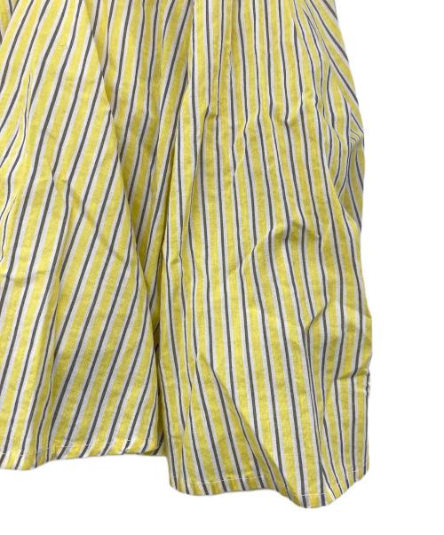 MARIHA（マリハ）MARIHA (マリハ) 夏の月影ドレス ストライプワンピース イエロー サイズ:FREEの古着・服飾アイテム