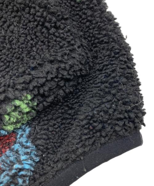 stussy（ステューシー）stussy (ステューシー) Flor Sherpa Mock Neck FLEECE JACKET ブラック サイズ:Lの古着・服飾アイテム