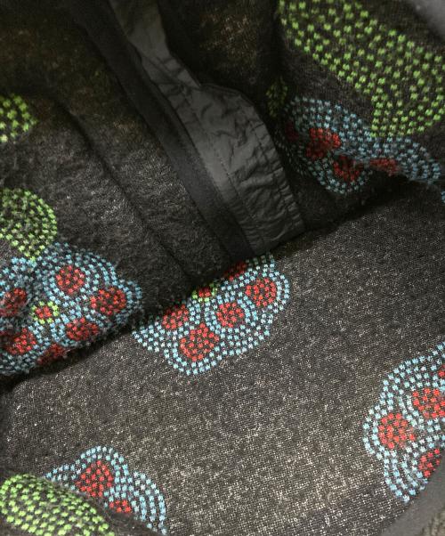 stussy（ステューシー）stussy (ステューシー) Flor Sherpa Mock Neck FLEECE JACKET ブラック サイズ:Lの古着・服飾アイテム