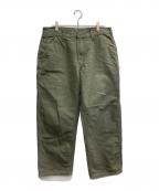 CarHarttカーハート）の古着「B11 WASHED DUCK WORK PANT」｜グリーン