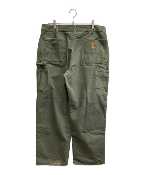 CarHartt（カーハート）CarHartt (カーハート) B11 WASHED DUCK WORK PANT グリーン サイズ:36/30の古着・服飾アイテム