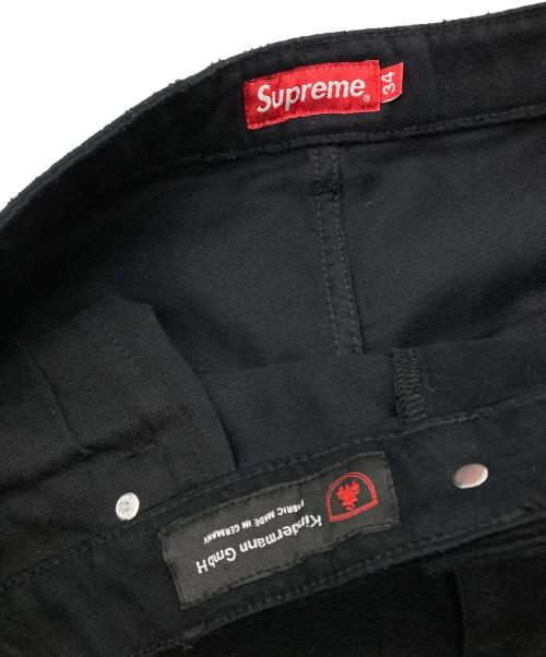 SUPREME（シュプリーム）Supreme (シュプリーム) Kindermann GmbH 23AW Moleskin Double Knee Painter ブラック サイズ:34の古着・服飾アイテム