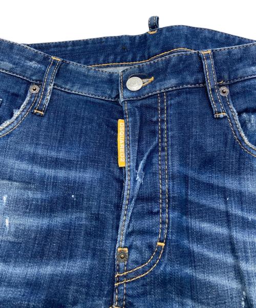 DSQUARED2（ディースクエアード）DSQUARED2 (ディースクエアード) TIDY BIKER JEAN デニムパンツ インディゴ サイズ:44の古着・服飾アイテム