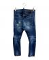 DSQUARED2 (ディースクエアード) TIDY BIKER JEAN デニムパンツ インディゴ サイズ:44：12000円