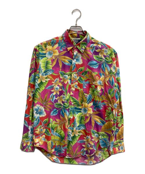 POLO RALPH LAUREN（ポロ・ラルフローレン）POLO RALPH LAUREN (ポロ・ラルフローレン) トロピカルコットンシャツ ピンク サイズ:Mの古着・服飾アイテム