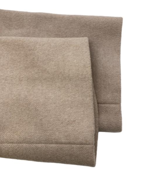 BEAUTY&YOUTH（ビューティーアンドユース）BEAUTY&YOUTH (ビューティーアンドユース) スーパー120フレアスリーブノーカラーベルトコート ベージュ サイズ:Mの古着・服飾アイテム