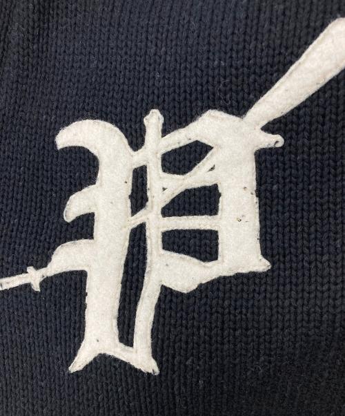 POLO RALPH LAUREN（ポロ・ラルフローレン）POLO RALPH LAUREN (ポロ・ラルフローレン) ショールカラーエルボーパッチカーディガン ブラック サイズ:Lの古着・服飾アイテム