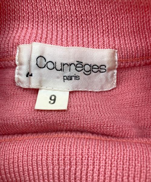 courreges（クレージュ）courreges (クレージュ) 90’Sロゴニット ピンク サイズ:Mの古着・服飾アイテム