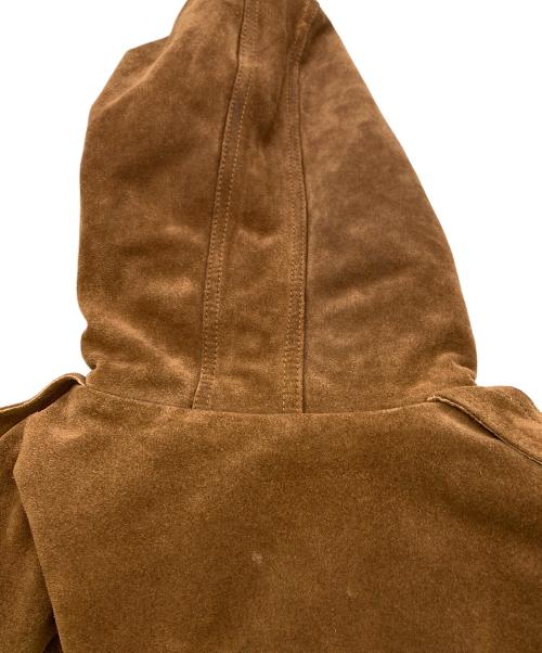 BERMANS（バーマンズ）bermans (バーマンズ) 80’S スエードフーディージャケット ブラウン サイズ:44の古着・服飾アイテム