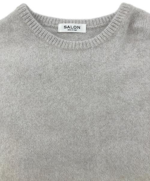 SALON adam et rope'（サロンアダムエロペ）SALON adam et rope' (サロンアダムエロペ) フォックスカシミヤ2WAYタンクトップ グレー サイズ:FREEの古着・服飾アイテム