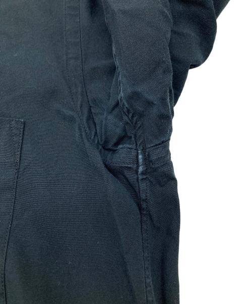 COMME des GARCONS HOMME PLUS（コムデギャルソンオムプリュス）COMME des GARCONS HOMME PLUS (コムデギャルソンオムプリュス) AD2010 袖アシンメトリーシャツ ネイビー サイズ:XSの古着・服飾アイテム