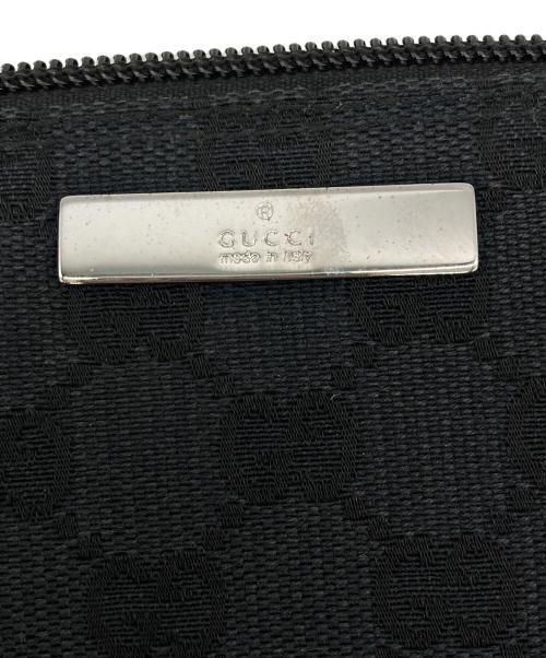 GUCCI（グッチ）GUCCI (グッチ) GG キャンバスアクセサリー ポーチ ブラックの古着・服飾アイテム