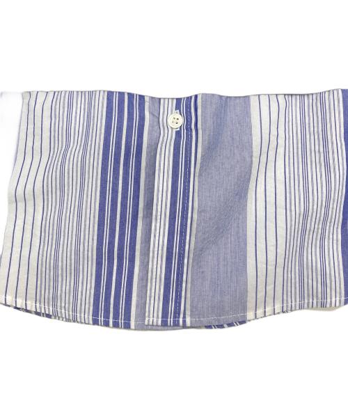 Casely-Hayford（ケイスリーヘイフォード）Casely-Hayford (ケイスリーヘイフォード) シャツレイヤードカットソー ネイビー サイズ:Mの古着・服飾アイテム