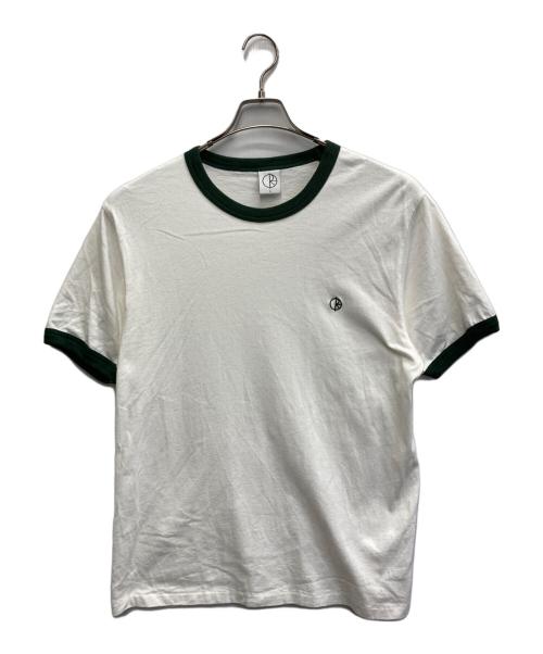 POLAR（ポーラー）POLAR (ポーラー) リンガーTシャツ ホワイト サイズ:Lの古着・服飾アイテム