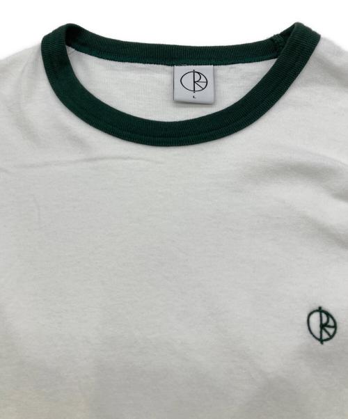 POLAR（ポーラー）POLAR (ポーラー) リンガーTシャツ ホワイト サイズ:Lの古着・服飾アイテム