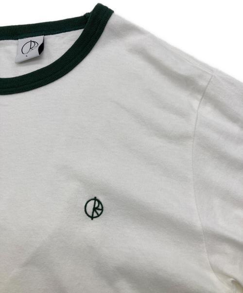 POLAR（ポーラー）POLAR (ポーラー) リンガーTシャツ ホワイト サイズ:Lの古着・服飾アイテム