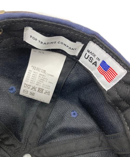 POP TRADING COMPANY（ポップトレーディングカンパニー）POP TRADING COMPANY (ポップトレーディングカンパニー) キャップ ネイビー サイズ:FREEの古着・服飾アイテム