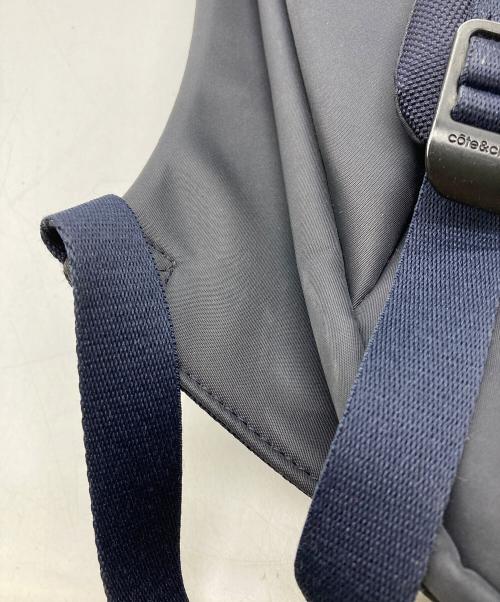 Cote&Ciel（コートエシエル）Cote&Ciel (コートエシエル) リュック ネイビーの古着・服飾アイテム