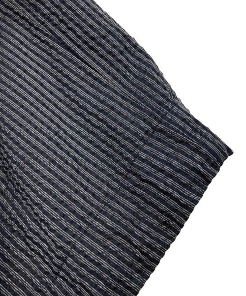 LOUIS VUITTON（ルイ ヴィトン）LOUIS VUITTON (ルイ ヴィトン) シルク混ストライプジャケット ブラック サイズ:52の古着・服飾アイテム