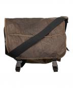 MIHARA YASUHIROミハラヤスヒロ）の古着「アーカイブ マフラードッキングメッセンジャーバッグ」｜ブラウン