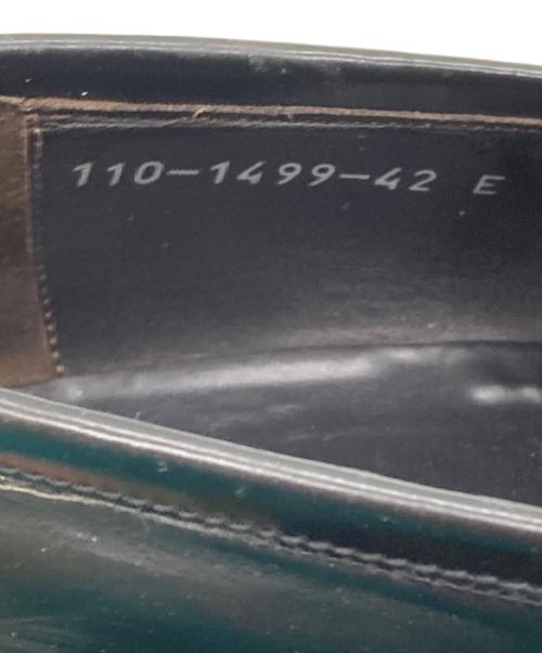 GUCCI（グッチ）GUCCI (グッチ) GGロゴ スクエアトゥローファー ブラック サイズ:42の古着・服飾アイテム