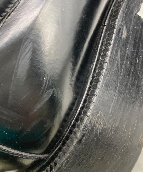 GUCCI（グッチ）GUCCI (グッチ) GGロゴ スクエアトゥローファー ブラック サイズ:42の古着・服飾アイテム