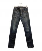 DIOR HOMMEディオール オム）の古着「ストレートデニムパンツ 07AW・エディ期」｜インディゴ