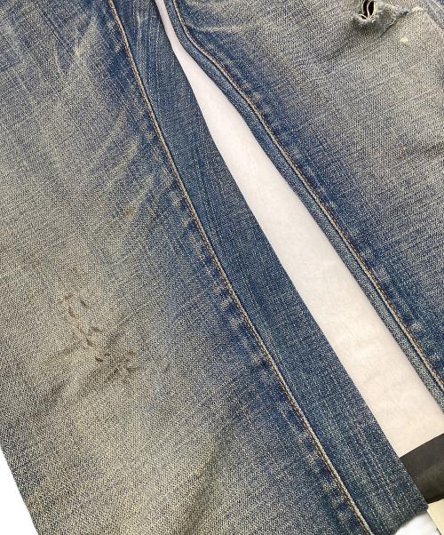 DIOR HOMME（ディオール オム）Dior Homme (ディオール オム) ダメージ加工スリムジーンズ 07SS・エディ期 ファインドアゲイン インディゴ サイズ:31の古着・服飾アイテム
