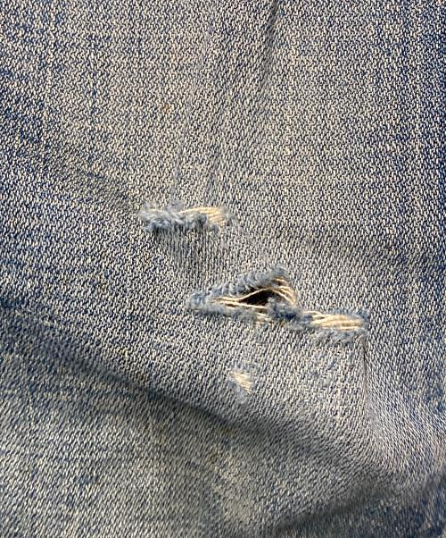 DIOR HOMME（ディオール オム）Dior Homme (ディオール オム) ダメージ加工スリムジーンズ 07SS・エディ期 ファインドアゲイン インディゴ サイズ:31の古着・服飾アイテム