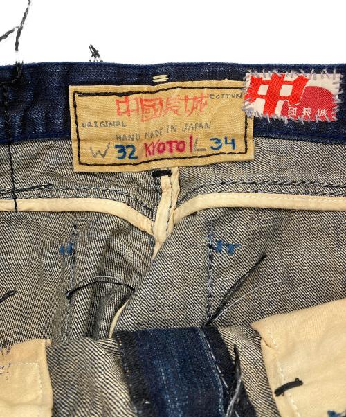 THE GREAT CHINA WALL（ザグレイトチャイナウォール）THE GREAT CHINA WALL (ザグレイトチャイナウォール) スタッズフレアデニムパンツ インディゴ サイズ:32/34の古着・服飾アイテム