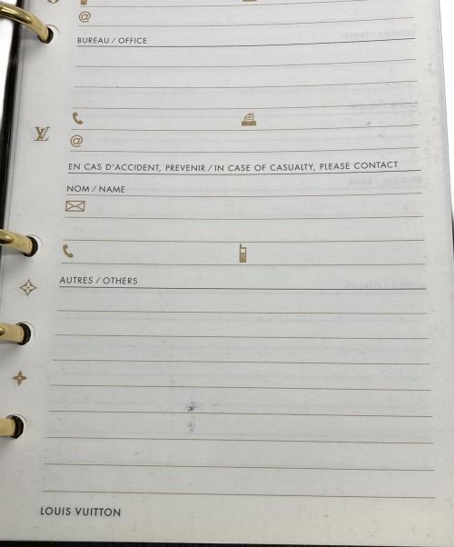 LOUIS VUITTON（ルイ ヴィトン）LOUIS VUITTON (ルイ ヴィトン) 手帳カバー ブラウンの古着・服飾アイテム