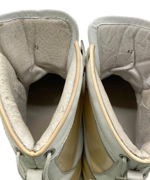 KRIS VAN ASSCHE（クリス ヴァン アッシュ）KRIS VAN ASSCHE (クリス ヴァン アッシュ) アーカイブ ハイカットスニーカー ホワイト サイズ:42の古着・服飾アイテム