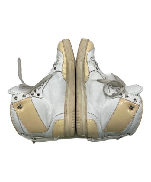 KRIS VAN ASSCHE（クリス ヴァン アッシュ）KRIS VAN ASSCHE (クリス ヴァン アッシュ) アーカイブ ハイカットスニーカー ホワイト サイズ:42の古着・服飾アイテム