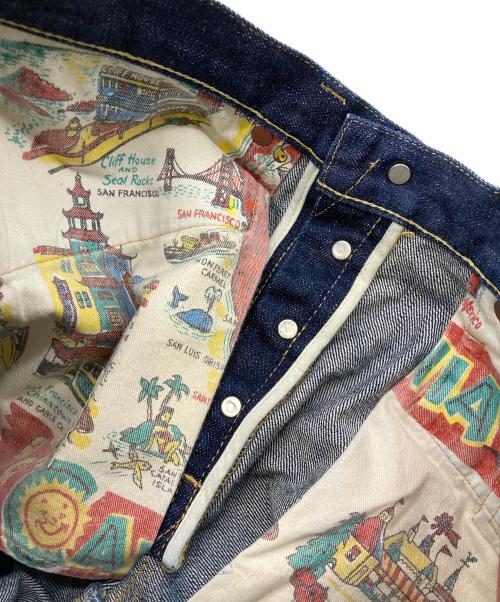 sanca（サンカ）sanca (サンカ) DENIM TAPERED 5P デニムパンツ インディゴ サイズ:不明の古着・服飾アイテム