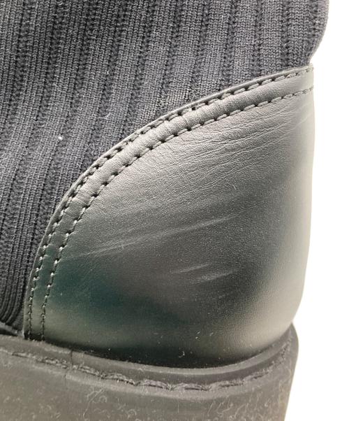 FENDI（フェンディ）FENDI (フェンディ) Leather Combat Boot with FF Cuff ブラック サイズ:35の古着・服飾アイテム