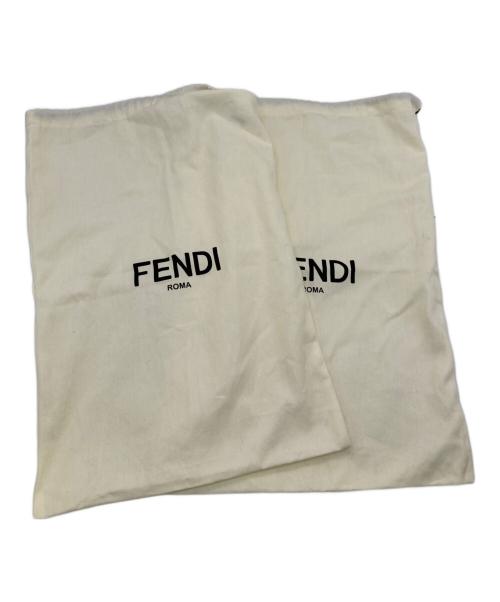 FENDI（フェンディ）FENDI (フェンディ) Leather Combat Boot with FF Cuff ブラック サイズ:35の古着・服飾アイテム
