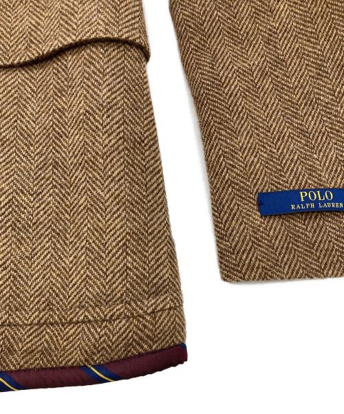 POLO RALPH LAUREN（ポロ・ラルフローレン）POLO RALPH LAUREN (ポロ・ラルフローレン) ウールテーラードジャケット ブラウン サイズ:36Sの古着・服飾アイテム