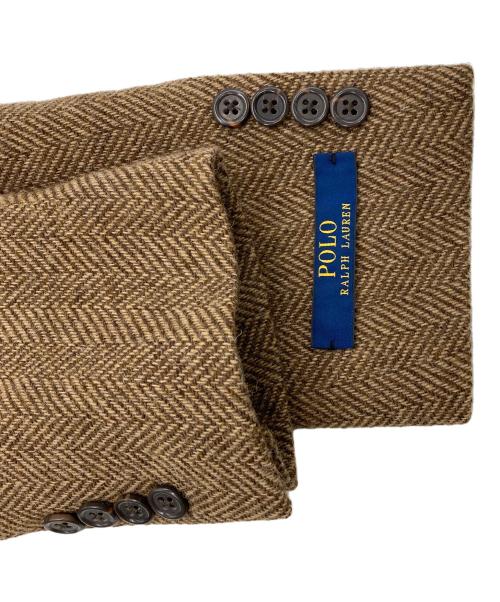 POLO RALPH LAUREN（ポロ・ラルフローレン）POLO RALPH LAUREN (ポロ・ラルフローレン) ウールテーラードジャケット ブラウン サイズ:36Sの古着・服飾アイテム