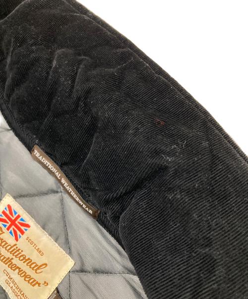 Traditional Weatherwear（トラディショナルウェザーウェア）Traditional Weatherwear (トラディショナルウェザーウェア) キルティングジャケット ブラック サイズ:38の古着・服飾アイテム